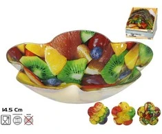 Stiklinis dubuo, 3 dizainai, 4 x 15 x 15 cm, KITCHEN&amp;GO