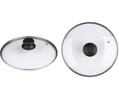 Stiklinis dangtis su plastikine rankenėle, 24 cm, 3021, Michelino
