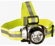 Galvos žibintas su 10 LED, sidabrinis/juodas, 4002626, Heitech