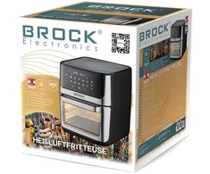 DA 1000 BK Karšto oro orkaitė-gruzdintuvė BROCK DA 1000 BK 12L, 1800W