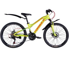 Kalnų dviratis AL 24" Formula BLACKWOOD 1.0 DD FR, frame 12.5", žalias/red, 2025