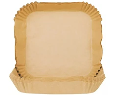 Kepimo pergamentinis popierius 100 vienetų oro gruzdintuvėms 16x16cm Klausberg KB 7781