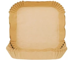 Kepimo pergamentinis popierius oro 100 vienetų gruzdintuvėms 20x20cm Klausberg KB 7782