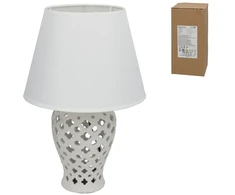 Keraminė lempa, 25.00 × 25.00 × 38.50 cm, DECORLIFE