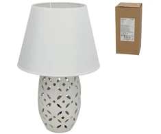 Keraminė lempa, 25.00 × 25.00 × 38.50 cm, DECORLIFE