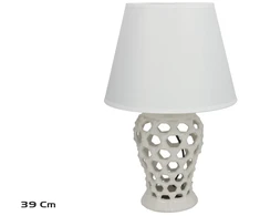 Keraminė lempa, 25.00 × 25.00 × 39.00 cm, DECORLIFE