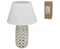 Keraminė lempa, 28.50 × 28.50 × 44.50 cm, DECORLIFE