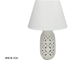Keraminė lempa, 30.00 × 30.00 × 45.50 cm, DECORLIFE