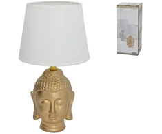 Keraminė stalinė lempa Buda, 18.00 × 18.00 × 30.50 cm, DECORLIFE