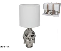 Keraminė stalinė lempa Buddha, 13.00 × 13.00 × 28.50 cm, DECORLIFE
