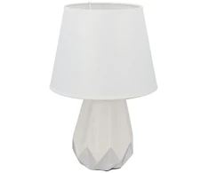 Keraminė stalinė lempa Lune, 20.00 × 20.00 × 29.50 cm, DECORLIFE