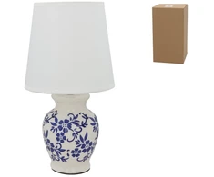 Keraminė stalinė lempa Marie, 17.00 × 17.00 × 32.50 cm, DECORLIFE