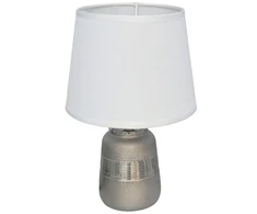 Keraminė stalinė lempa Rough, 18.00 × 18.00 × 28.00 cm, DECORLIFE
