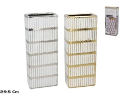 Keraminė vaza 12 x 7,5 x 29,5 cm, 2 rūšių, DECORLIFE