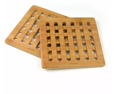 King Hoff Bambukiniai padėkliukai, 2 vnt., KINGHoff, KH 1216, matmenys: 20 x 20 x 1,2 cm