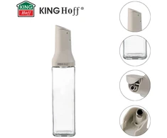 King Hoff Butelis su užpylimo vožtuvu 500 ml aliejui ir actu, stiklas, KINGHOFF KH 2004