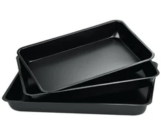 King Hoff Kepimo formų rinkinys, 3vnt 37x26x4 cm, 34x24x4 cm, 31.5x 21.5x 4cm KH 4199
