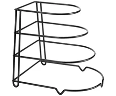 King Hoff Organizatorius, 25,5 × 21,5 × 27,5 cm, 4 pakopų keptuvių laikiklis, Kinghoff plienas, KH 1582