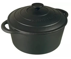 King Hoff Puodas, ketaus, Ø21 x 10 cm, 2,4 l, juodos spalvos, Kinghoff, KH 2253