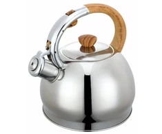 King Hoff Švilpiamasis virdulys, 2 l. Medinė apdailos rankena Kinghoff KH 3782