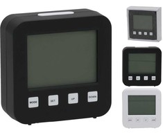 LCD žadintuvas 8,8 x 8,9 cm, 2 rūšių, DECORLIFE