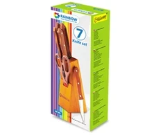MAESTRO MR 1401 peilių rinkinys su mediniu stovu, 7 dalys