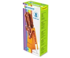 MAESTRO MR 1403 peilių rinkinys su mediniu stovu, 8 dalių