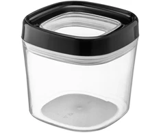 Maisto laikymo indas, 0,6 L, juodas, 10,8 x 10,8 x 10,5 cm, 29569, GALICJA