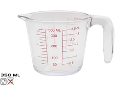 Matavimo ąsotis, 0,35 l, 10.50 × 15.50 × 9.00 cm, KITCHEN&amp;GO