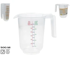 Matavimo ąsotis, 0,5 l, 10.00 × 14.50 × 13.00 cm, KITCHEN&amp;GO