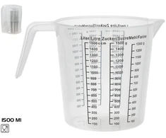 Matavimo ąsotis, 1,5 l, 14.50 × 21.00 × 15.00 cm, KITCHEN&amp;GO