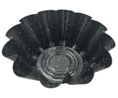 Metalinė kepimo forma su nepridegančia danga, juoda, 23,5 cm skersmens, Klausberg, KB 7837