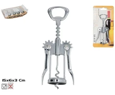 Metalinis kamščiatraukis 15 x 5,5 x 3,5 cm, KITCHEN&amp;GO
