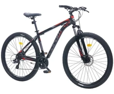 Mountain bike TopVelo Corelli Felix 2.2, (Wheel size: 24, Frame size: 14) Juodas/pilka color