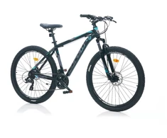 Mountain bike TopVelo Corelli Felix 2.2, (Wheel size: 24, Frame size: 14) Juodas/Mėlyna