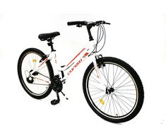 Mountain bike TopVelo Corelli MTB WOMAN BANNER (Wheel size: 26, Frame size: 16) Baltas / red