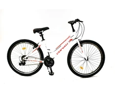 Mountain bike TopVelo Corelli MTB WOMAN BANNER (Wheel size: 26, Frame size: 16) Baltas / red