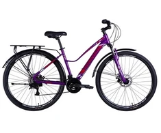Mountain bike TopVelo Discovery SYMBOL WOMAN DD CS (Wheel size: 28, Frame size: 17.5) Violetinė