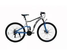 Mountain bike TopVelo EXP BELDERIA SUSPENSION (Wheel size: 29, Frame size: 20) Gray / mėlynas