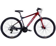 Mountain bike TopVelo Formula F-1 DD CS (Wheel size: 29, Frame size: 19) Raudona / pilka