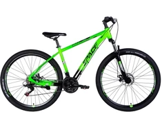 Mountain bike TopVelo Formula SPACE MERCURY DD FR (Wheel size: 29, Frame size: 20) Žalias/juodas