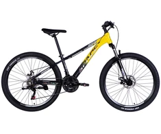Mountain bike TopVelo Formula SPACE PHAETON DD FR (Wheel size: 26, Frame size: 13) Gray/yellow