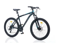 MTB Bicycle 26" Corelli MD TopVelo FELIX 2.0 Shimano, frame-15", juodas/turquoise-pilkas