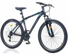 Blue MTB dviratis 27,5" Corelli Felix 3.1 TopVelo Shimano, rėmas 20", juodas/mėlynas