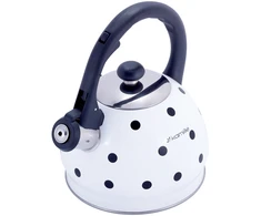 Nerūdijančio plieno arbatinukas su švilpuku, 2,0 l (baltas), 1070 WH, Kamille
