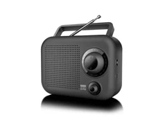 Nešiojamas radijas New-One R210, analoginis + FM/MW, juodos spalvos Muse
