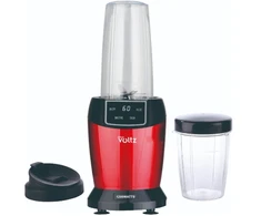 Oliver Voltz „Nutri“ trintuvas, 1200 W, LED ekranas, 2 puodeliai: 1 l / 800 ml, raudonas, 5OV51162FR, „Oliver Vol