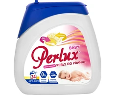 PERLUX BABY hipoalerginės skalbimo kapsulės kūdikių drabužiams, 24 vnt. Dėžėje 8 pakuotės.
