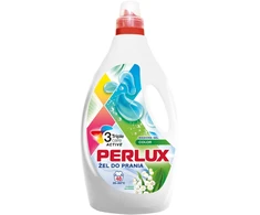 PERLUX skalbimo gelis spalvotiems audiniams su pakalnučių kvapu, 1,92 l. 4 vnt. dėžėje.