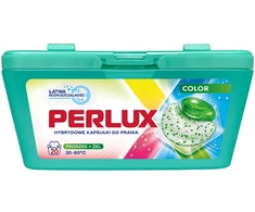PERLUX skalbimo kapsulės spalvotiems audiniams, 20 vnt. Dėžėje 12 pakuočių.
